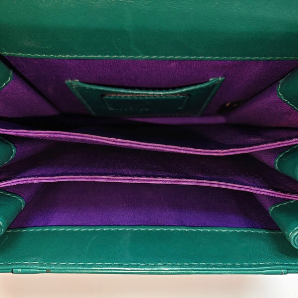 SERPENTI FOREVER Calfskin Green