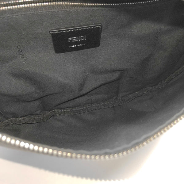 Coated Canvas Belt Bag Gray