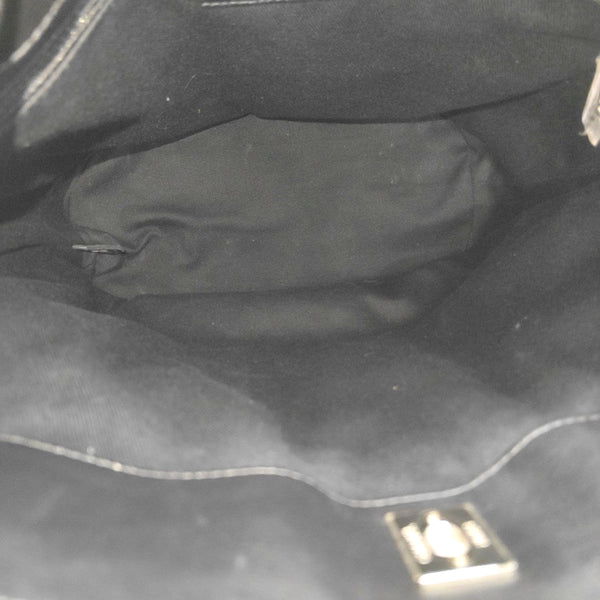 Quilted Calfskin Bucket Bag Black