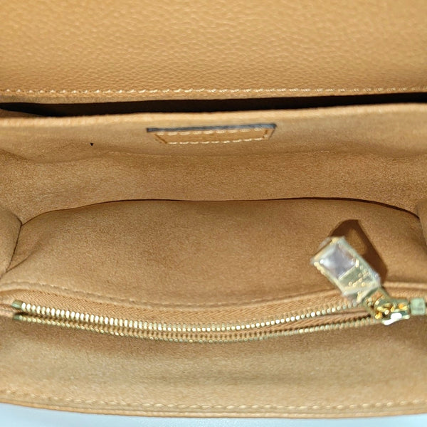 MÉTIS EAST WEST Monogram Calfskin Brown