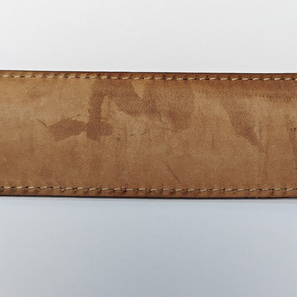 Leather Belt White