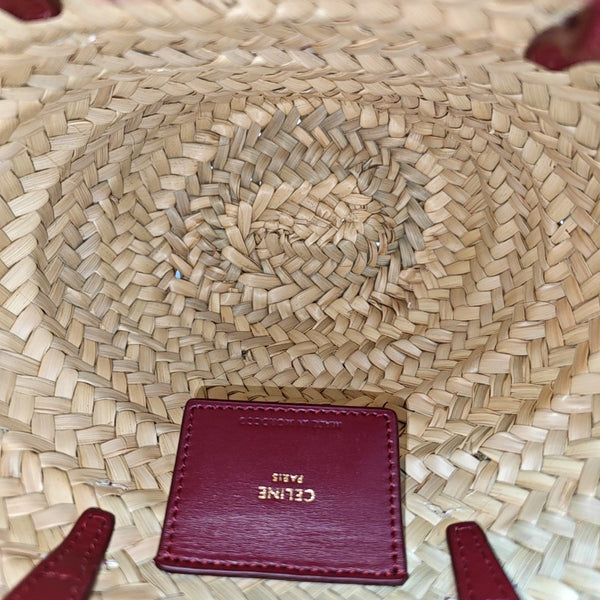 Straw Tote Bag Beige