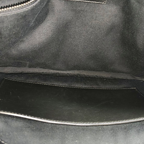 NIKI Large Chevron Calfskin Black