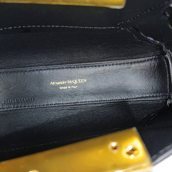 Calfskin Shoulder Bag Mini Black
