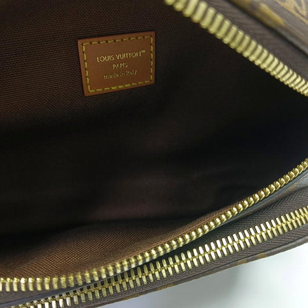 RUSH Monogram Coated Canvas Brown