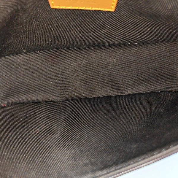 DIANE Nano Monogram Coated Canvas Brown