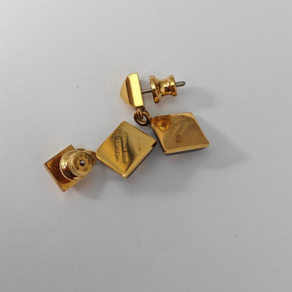 Metal Gold Stud Earrings