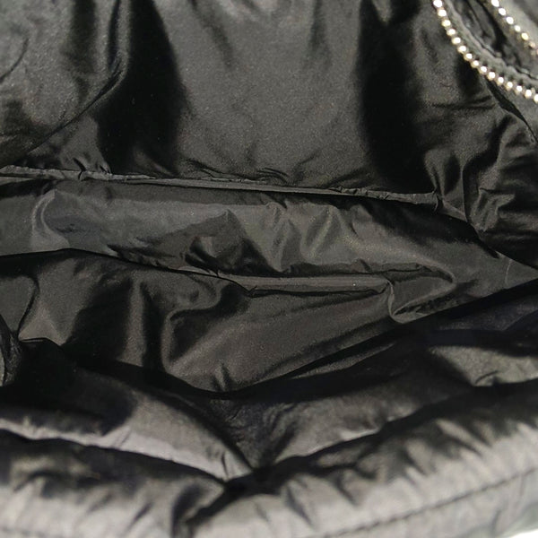PUFFER Quilted Fabric Black