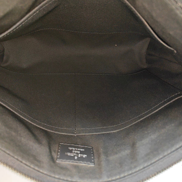 MICK Damier Graphite Coated Canvas Gray