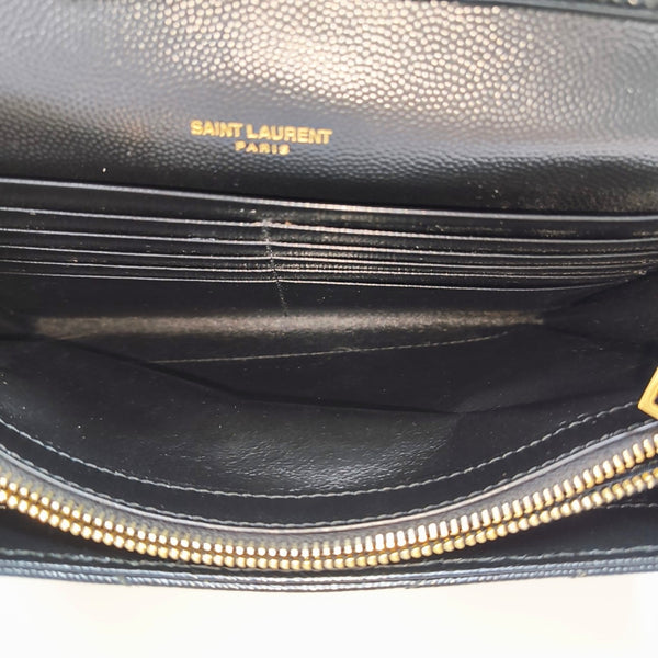 MONOGRAM Medium Chevron Calfskin Black