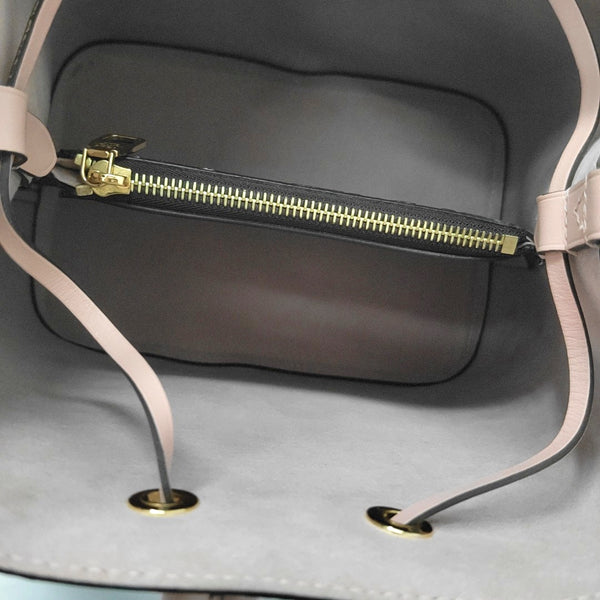 NÉONOÉ MM Monogram Coated Canvas Brown