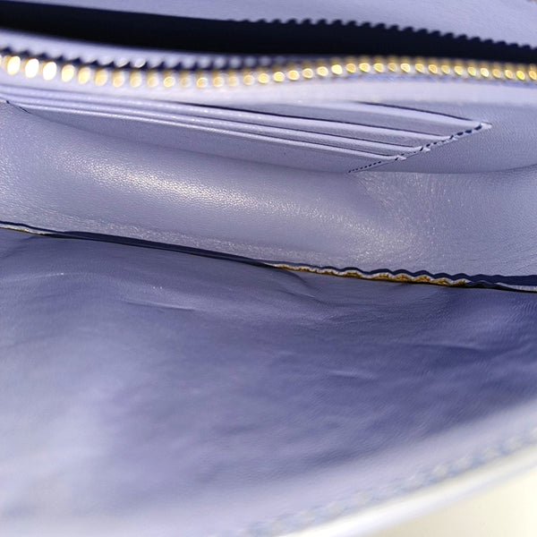 TROTTEUR Small Calfskin Blue