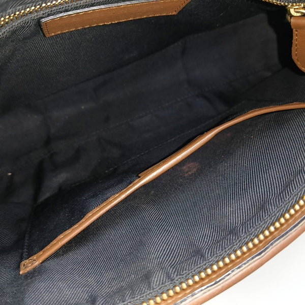 Canvas Shoulder Bag Brown