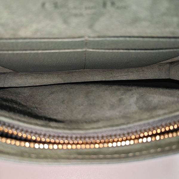 Diorama Small Cannage Calfskin Green