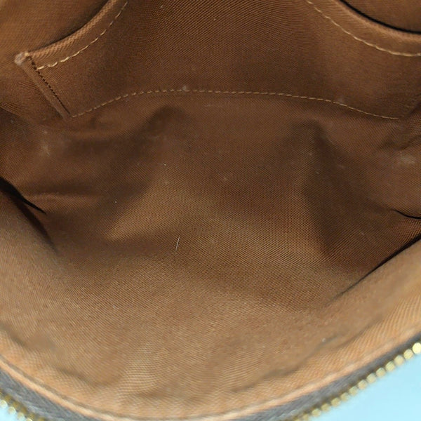 ACCESSOIRES GM Monogram Coated Canvas Brown