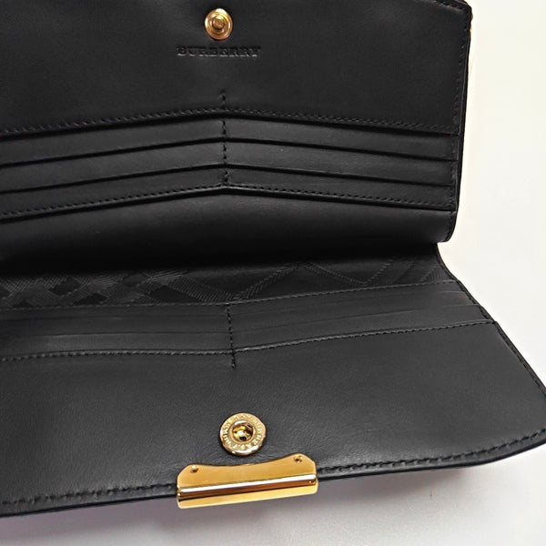 Langley Calfskin Black Wallet