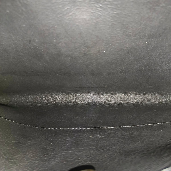 Calfskin Shoulder Bag Black