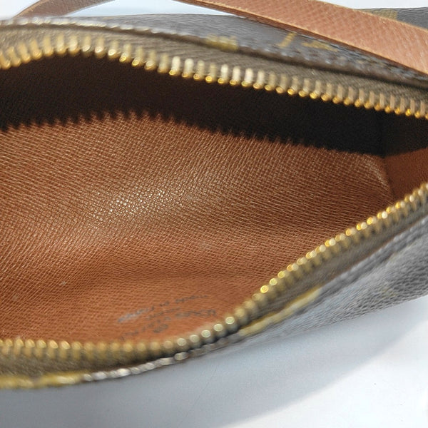 PAPILLON Mini Monogram Coated Canvas Brown