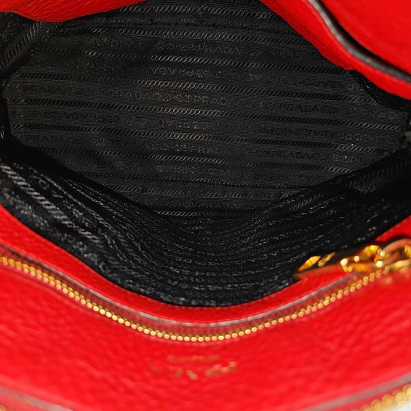 Calfskin Shoulder Bag Red
