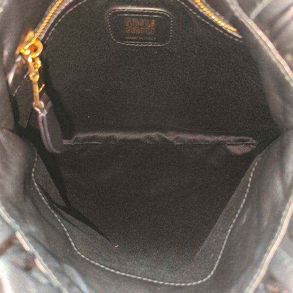 Lambskin Tote Bag Black