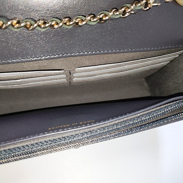 TRENDY CC WOC Quilted Lambskin Gray