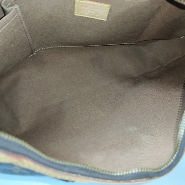 VINTAGE THAMES GM Monogram Coated Canvas Brown