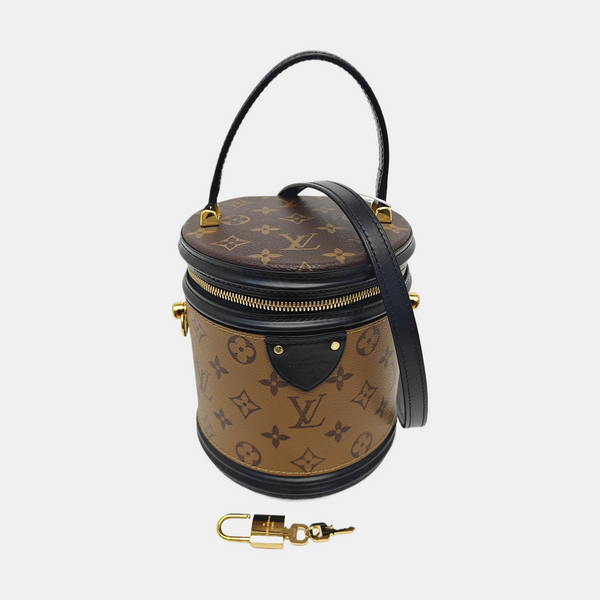 CANNES PM Monogram Coated Canvas Brown