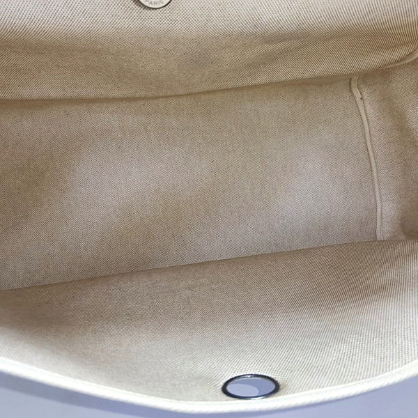 Authenticated pre-owned Herbag Coated Canvas White - Shoulder Bag at Looply