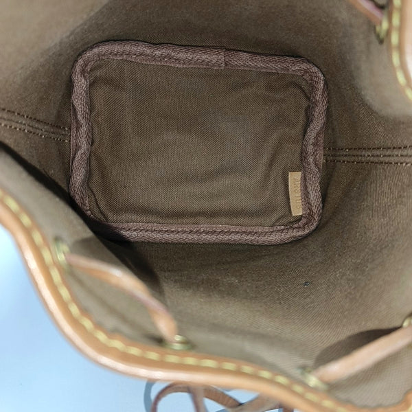 NÉONOÉ Nano Monogram Coated Canvas Brown