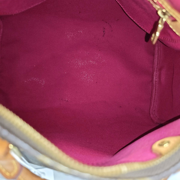 SPEEDY 30 Monogram Coated Canvas Brown