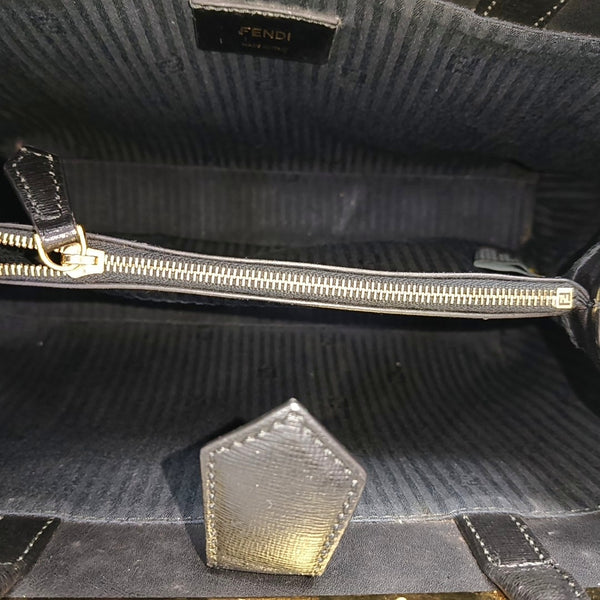 2 Jours Small Calfskin Black