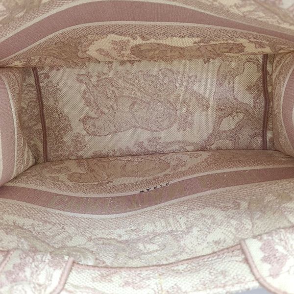 Book Tote Medium Canvas Pink