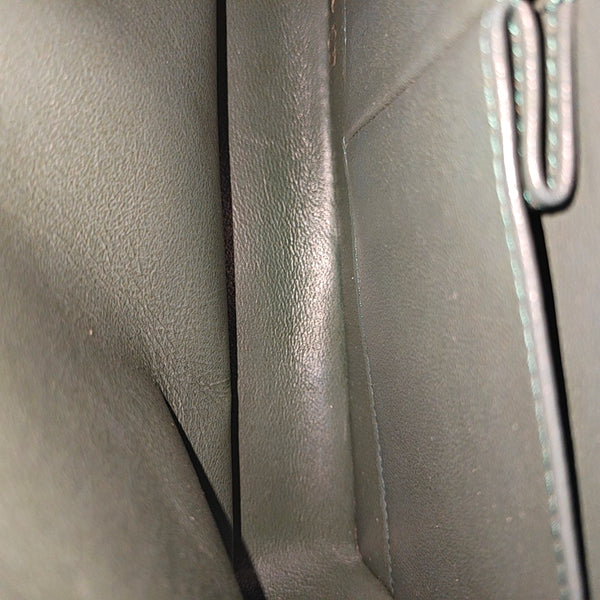 CLASSIC FLAP Small Chevron Calfskin Green