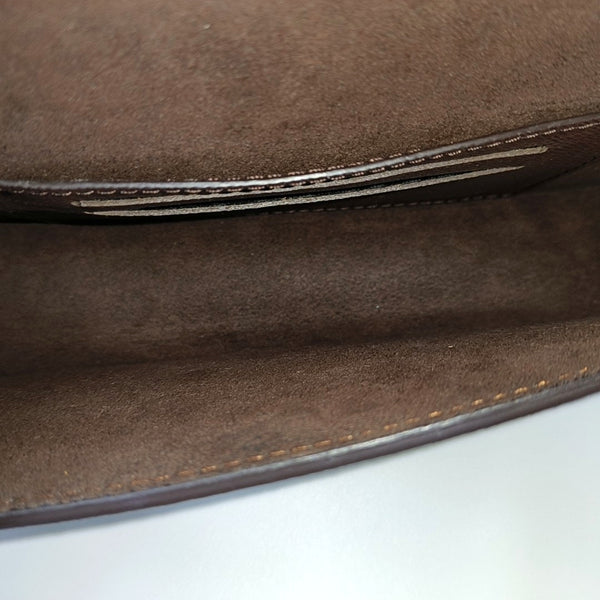 Lily Monogram Coated Canvas Brown