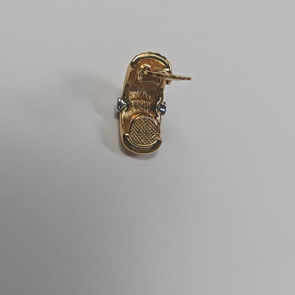 Metal Gold Clip On Earrings