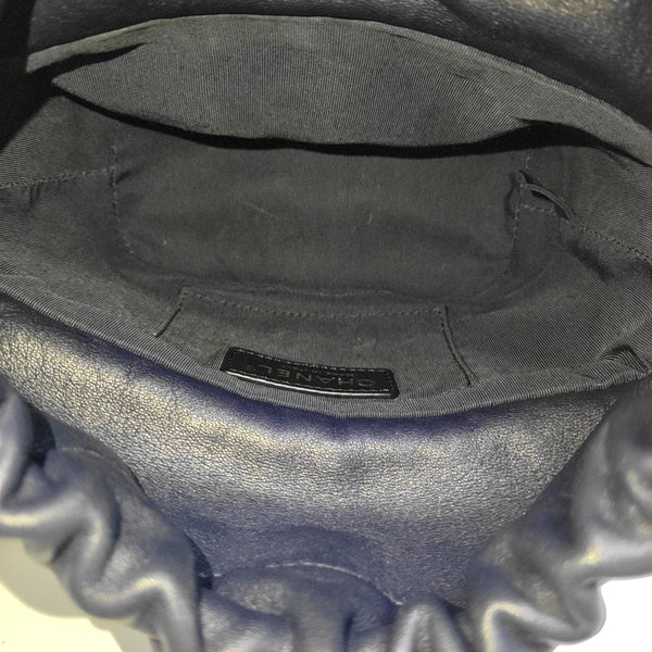 Quilted Lambskin Shoulder Bag Blue