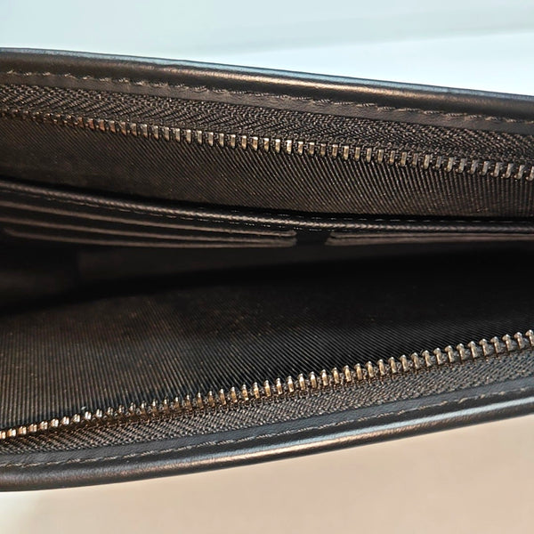 Pochette Voyag MM Monogram Coated Canvas Black