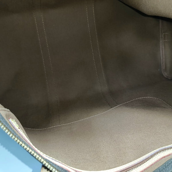 KEEPALL 50 Monogram Coated Canvas Brown