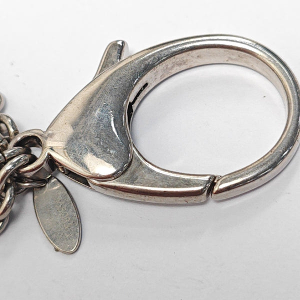Metal Bag Charm Silver
