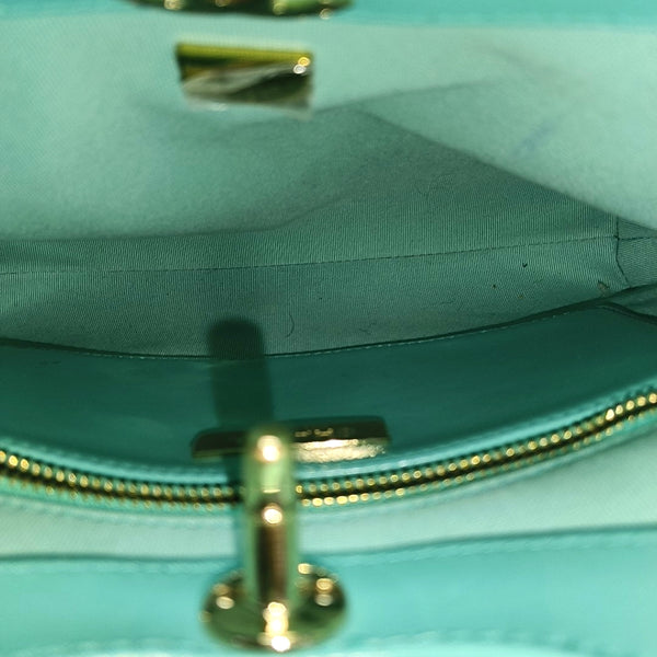 CHANEL 31 Mini Quilted Calfskin Blue