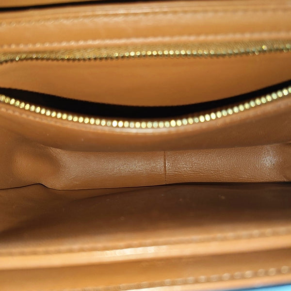TRIOMPHE Small Coated Canvas Brown