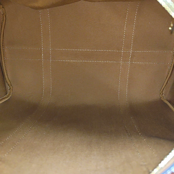 Coated Canvas Shoulder Bag Black