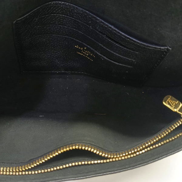 IVY Monogram Calfskin Black