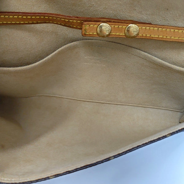 TWIN GM Monogram Coated Canvas Brown