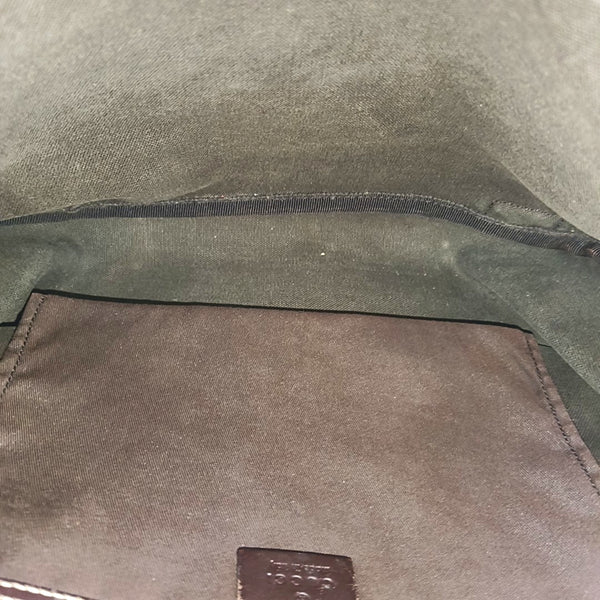 GG Imprime Monogram Coated Canvas Brown