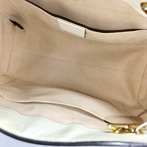 Padlock Small Monogram Coated Canvas Beige
