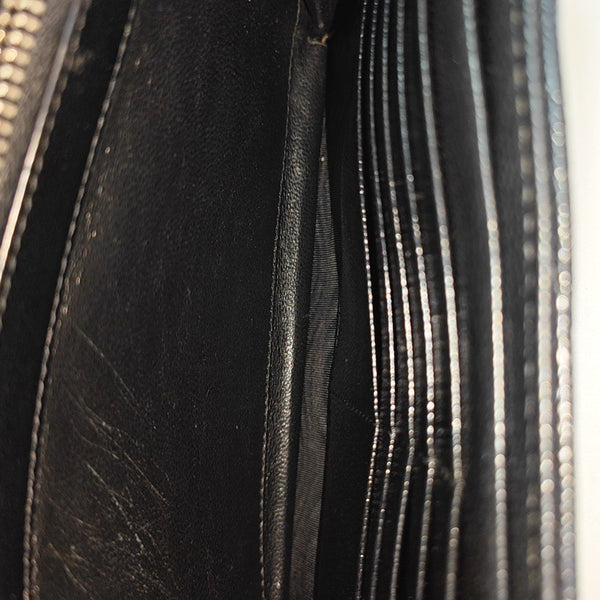 MONOGRAM Medium Chevron Calfskin Black