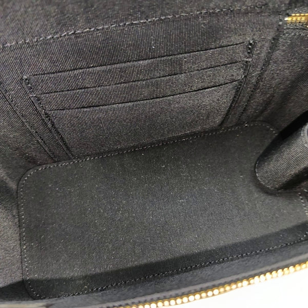 Quilted Lambskin Shoulder Bag Black