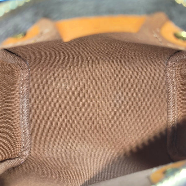 SPEEDY Nano Monogram Coated Canvas Brown