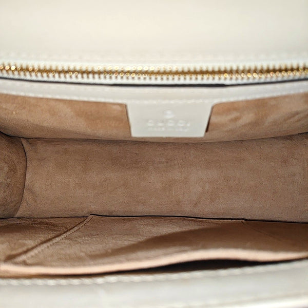 Sylvie Small Calfskin White